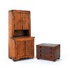 Miniature mahogany chest of drawers, 19th c., 5 1/