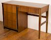 Bassett Furniture Chrome & Walnut Veneer Desk