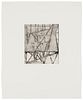 Brice Marden (b. 1938), Plate 25 from "Etchings to Rexroth," 1986, Etching and aquatint on wove paper, Image 8" H x 6.75" W; Sheet: 19.625" H x 16" W