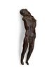 Leonard Baskin (1922-2000), "Hanged Man", 1956, Bronze, 7" H x 2.25" W x 1.25" D