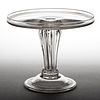 FREE-BLOWN AND PATTERN-MOLDED SALVER / CAKE STAND