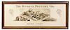 A Buckeye Pottery Co. Advertising Poster 32 x 77 inches (framed).