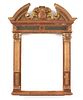 European caned and painted frame, 19th c., 48" x 3