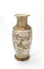Large Satsuma vase, early 20th c., 17 3/4" h.