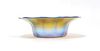 Favrille glass scalloped edge bowl with a Tiffanya