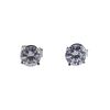 GIA 1.22ctw J VS2 Diamond Platinum Stud Earrings