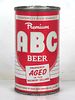 1959 ABC Premium Beer 12oz 28-06v Flat Top Can Chicago Illinois