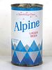 1960 Alpine Lager Beer 12oz 30-05 Flat Top Can Potosi Wisconsin