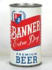 1954 Banner Extra Dry Beer 12oz 34-25a Flat Top Can Chicago Illinois