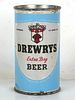 Rare 1955 Drewrys Extra Dry Beer Eyebrows/Chins 12oz 56-37 Flat Top Can South Bend Indiana