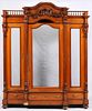 NORTHER EUROPEAN STYLE CARVED MAHOGANY CABINET