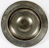 ANTIQUE PEWTER CHARGER