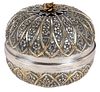 Continental Silver Lidded Bowl