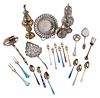 23 Continental Silver Table Items