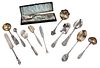 25 Pieces Early Silver Flatware