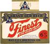 1934 Finest Beer 12oz Label CS37-24 Bay City