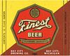 1942 The Finest Beer 12oz Label CS38-10 Bay City