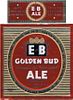 1939 E and B Golden Ale 12oz Label CS43-11v Detroit