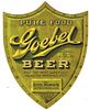 1911 Goebel Pure Food Beer 12½oz Label CS44-06 Detroit