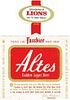 1965 Altes Golden Lager Beer 12oz Label Detroit