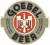 1934 Goebel Beer (93mm) 12oz Label CS44-09 Detroit