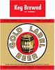1958 Gold Label Beer 12oz Label Detroit