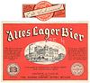 1938 Altes Lager Bier 12oz Label CS51-15v2 Detroit