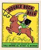 1941 Double Bock Beer 12oz Label CS51-18 Detroit