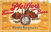 1937 Pfeiffer's Famous Beer 12oz Label CS47-11 Detroit