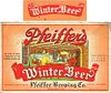 1935 Pfeiffer's Winter Beer 12oz Label CS47-16 Detroit