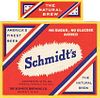 1946 Schmidt's Beer 12oz Label CS48-24V Detroit