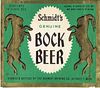 1950 Schmidt's Bock Beer 12oz Label Detroit