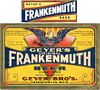 1935 Frankenmuth Beer 12oz Label CS58-09 Frankenmuth