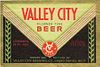 1937 Valley City Pilsner Type Beer 12oz Label CS60-12 Grand Rapids
