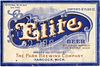 1937 Elite Beer 12oz Label CS61-11 Hancock