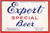1934 Export Special Beer 12oz Label CS70-10 Port Huron