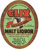 1944 Clix Malt Liquor 12oz Label CS69-23 Port Huron