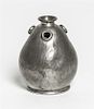 A French Art Nouveau Pewter Bud Vase, Alice (1872-1951) and Eugene (1872-1925) Chanal, Height 3 5/8 inches.