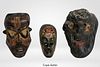 Vintage Wood Carved Masks- Indonesian & African