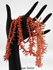 Vintage Natural Red Branch Coral Necklaces