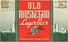 1934 Old Muskegon Lager Beer 12oz Label CS68-07