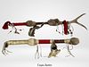 Native American Indian Ceremonial War Clubs