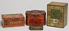 4 Assorted Antique Tobacco & Other Tins