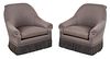 Thad Hayes Designed Swivel Arm Chairs, 2