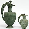 2 Ancient Roman-Style Italian Bronze Urns