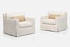 Custom, Swiveling Lounge Chairs (2)