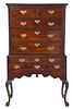 American Chippendale Mahogany High Chest