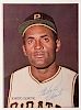 Color Photograph Signed by Roberto Clemente and Johnny Bench.