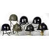 Lot of 7 French Helmets from World War II to 1980's