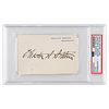 Chester A. Arthur Signed White House Card